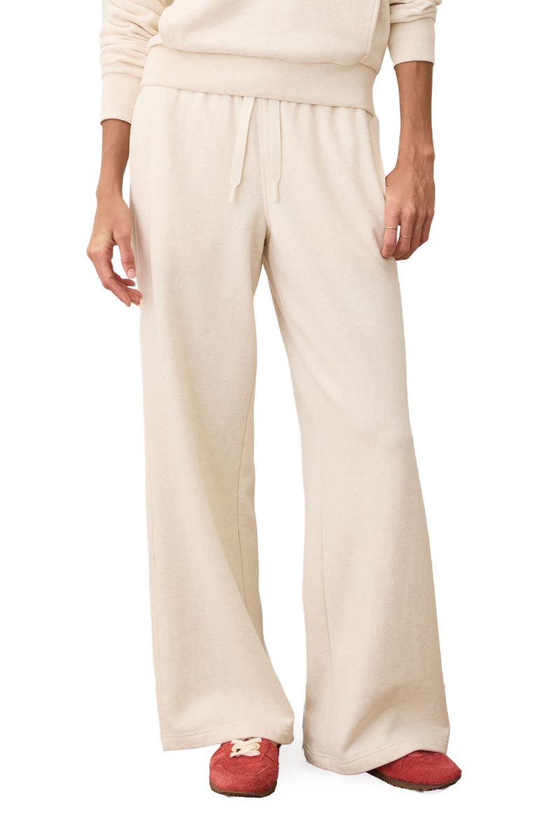 Cloud 9 Fleece Wide Leg Sweatpants, Main, color, OATMEAL HEATHER