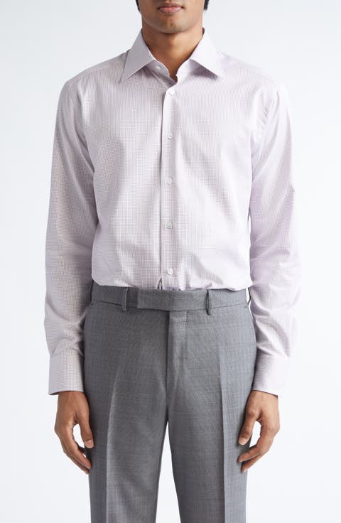 Centoventimila Minicheck Button-Up Shirt