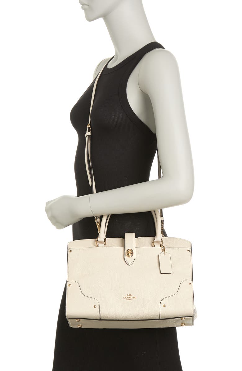 COACH 'Mercer 30' Leather Satchel, Alternate, color,