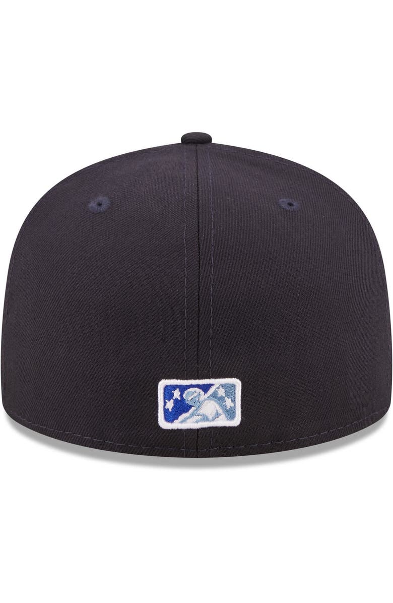 New Era Men's New Era Navy West Michigan Whitecaps Authentic Collection 59FIFTY Fitted Hat, Alternate, color, 