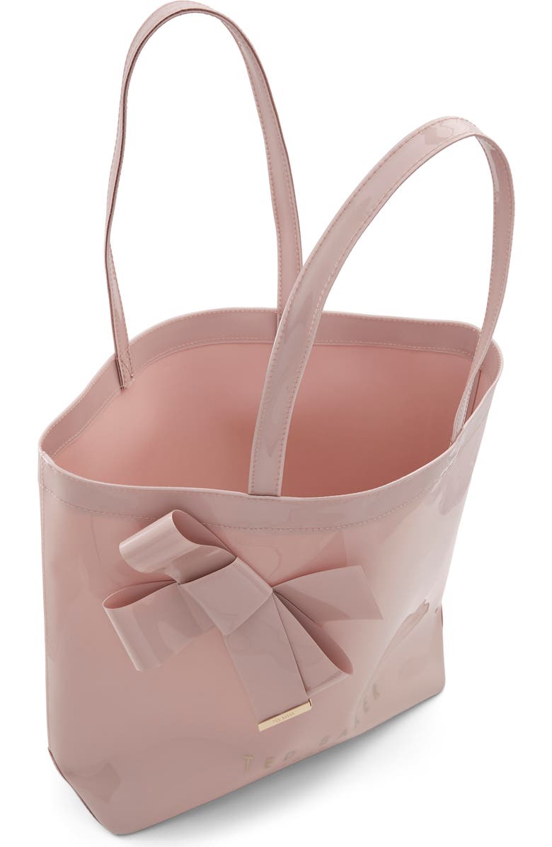 Ted Baker Nicon Knot Bow Large Icon Tote, Alternate, color, Pink