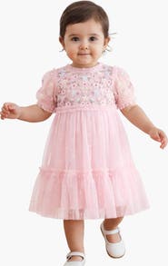 Needle & Thread Kid's Garland Ribbon Bodice Baby Dress
