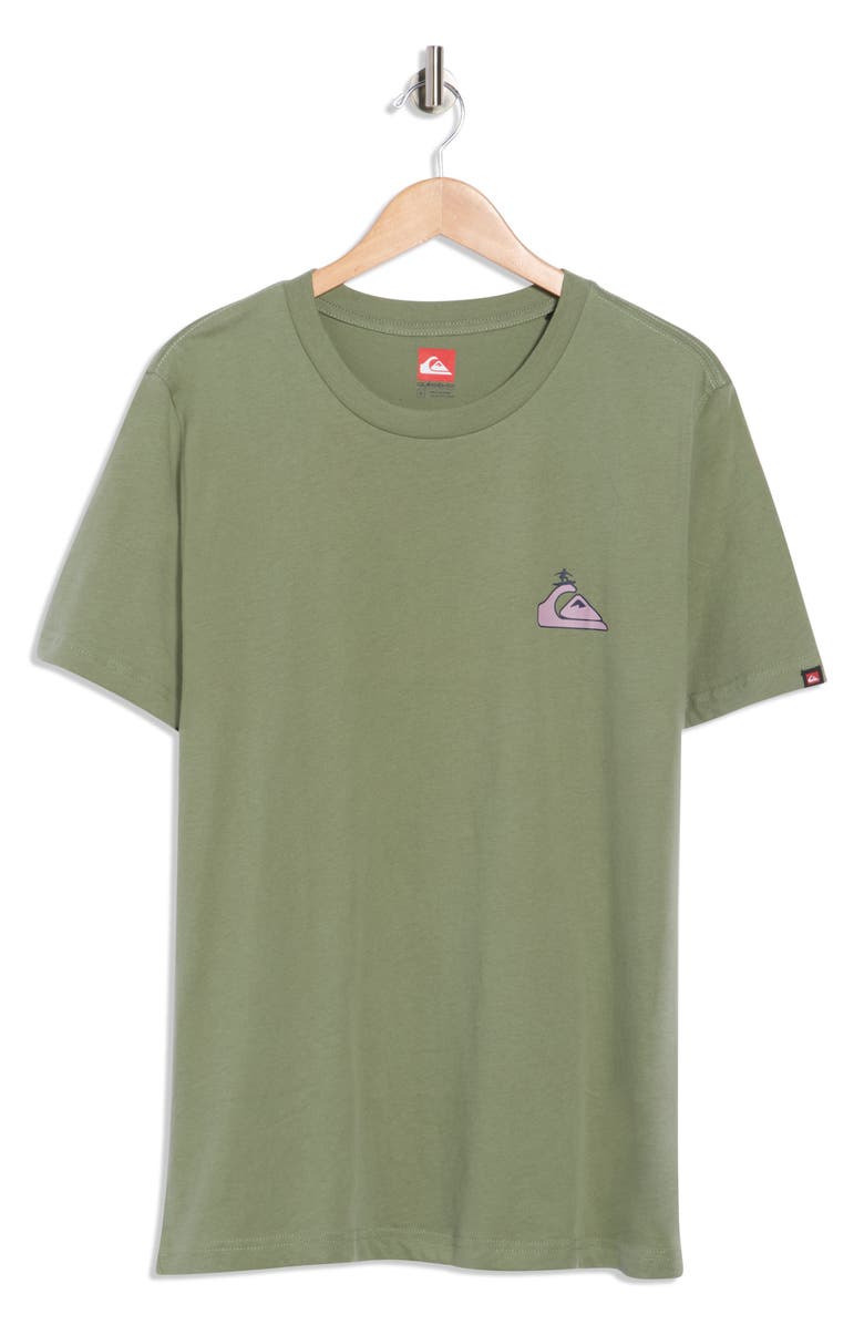 Quiksilver Stint Cotton Graphic T-Shirt, Alternate, color, Sea Spray