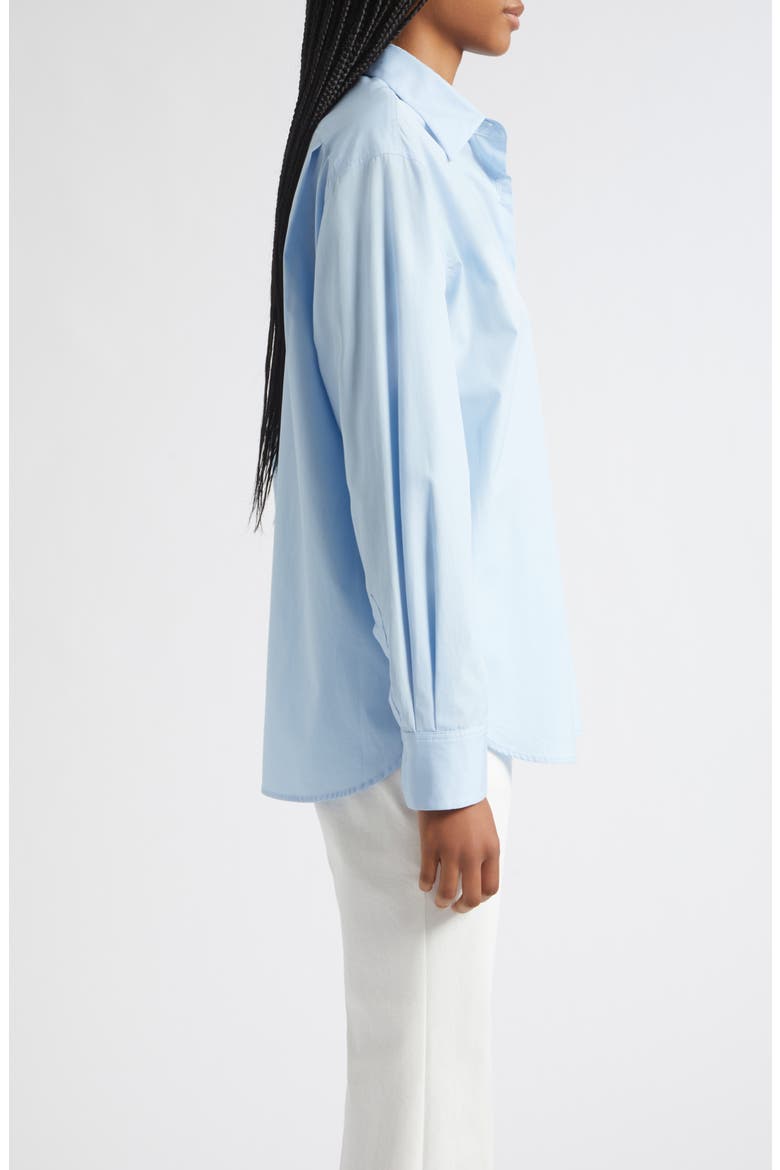Mason Button Front Shirt, Alternate, color, FRENCH BLUE