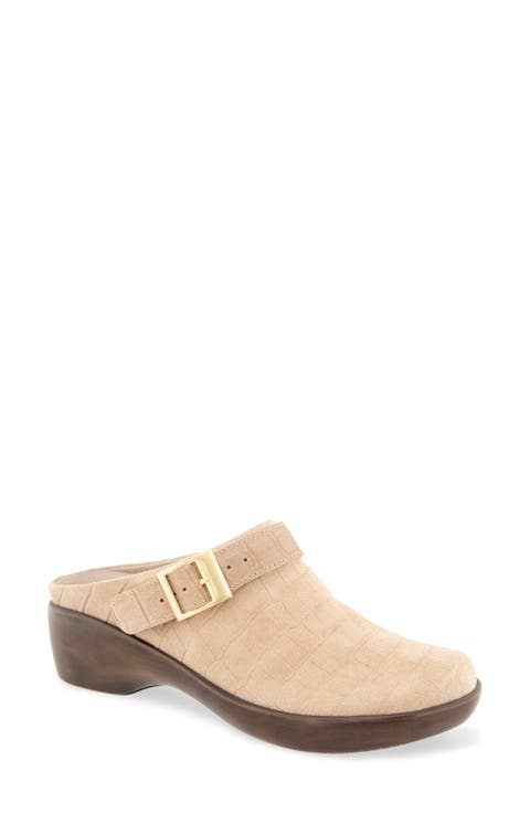 Clarice Leather Clog