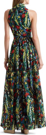 Crinkle Georgette Maxi Sundress