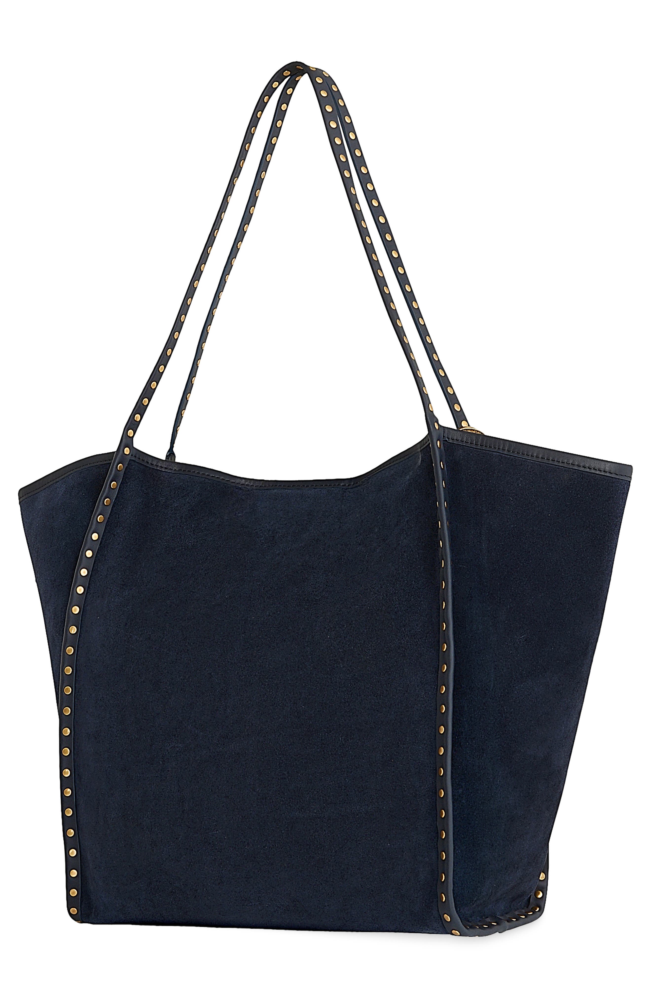 Dylan Leather Tote, Alternate, color, MIDNIGHT BLUE