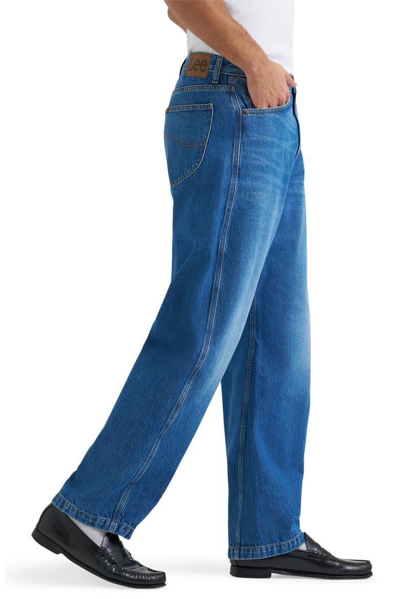 Barrel Leg Jeans, Alternate, color, MODERN MAKER