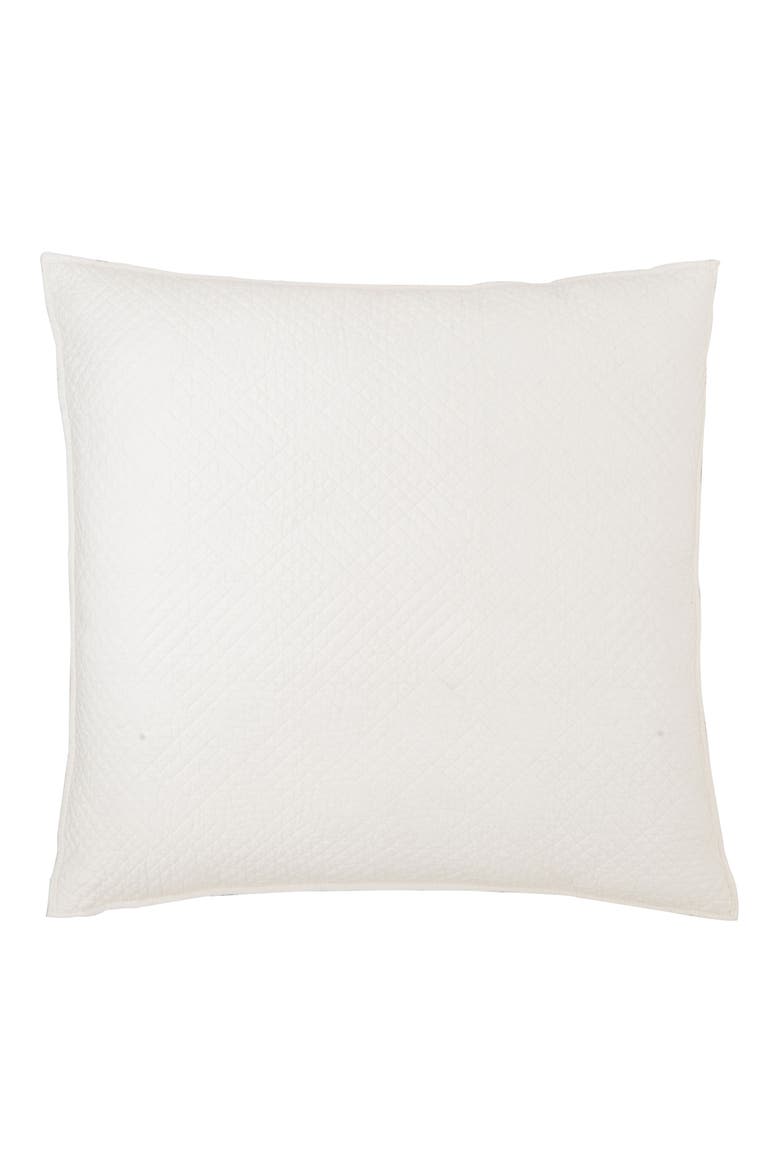 Hampton Euro Sham, Main, color, White