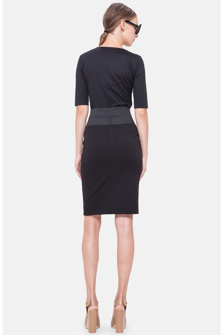 Pencil Skirt, Alternate, color, BLACK