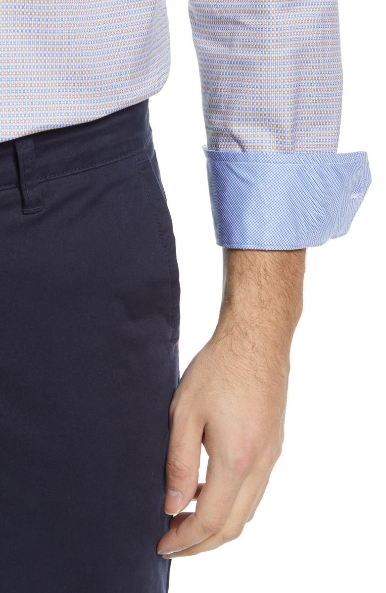 Johnston & Murphy Geometric Button-Up Shirt, Alternate, color,