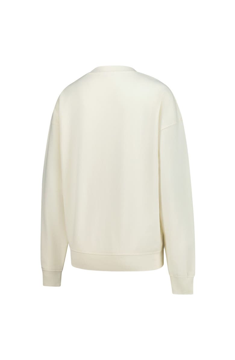 Mitchell & Ness Women's Mitchell & Ness Cream Chicago Bears Fandom Fleece Pullover Sweatshirt, Alternate, color,