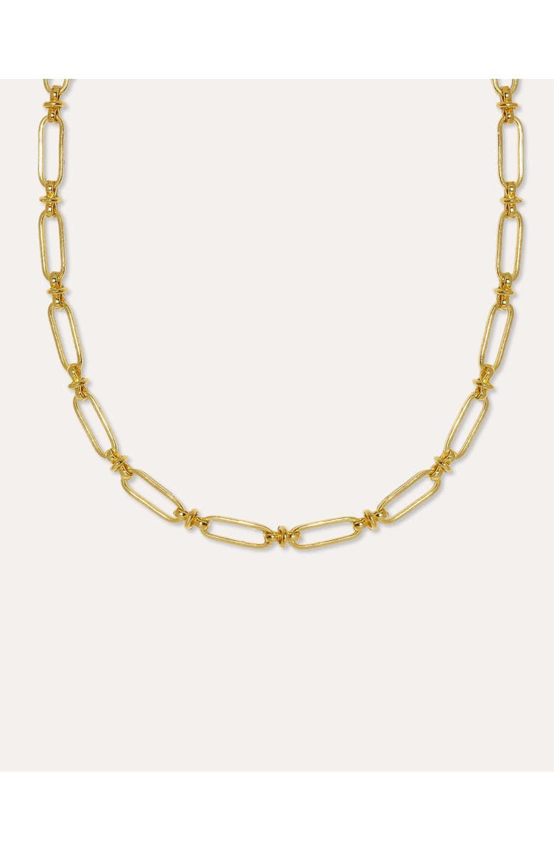 Ottoman Hands Essential Charm Link Chain Necklace, Main, color, 