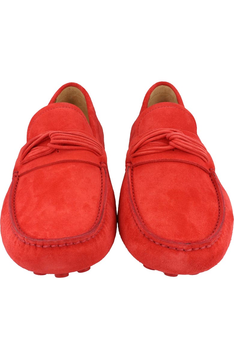 FERRAGAMO Forbes Driving Loafer, Alternate, color, Red