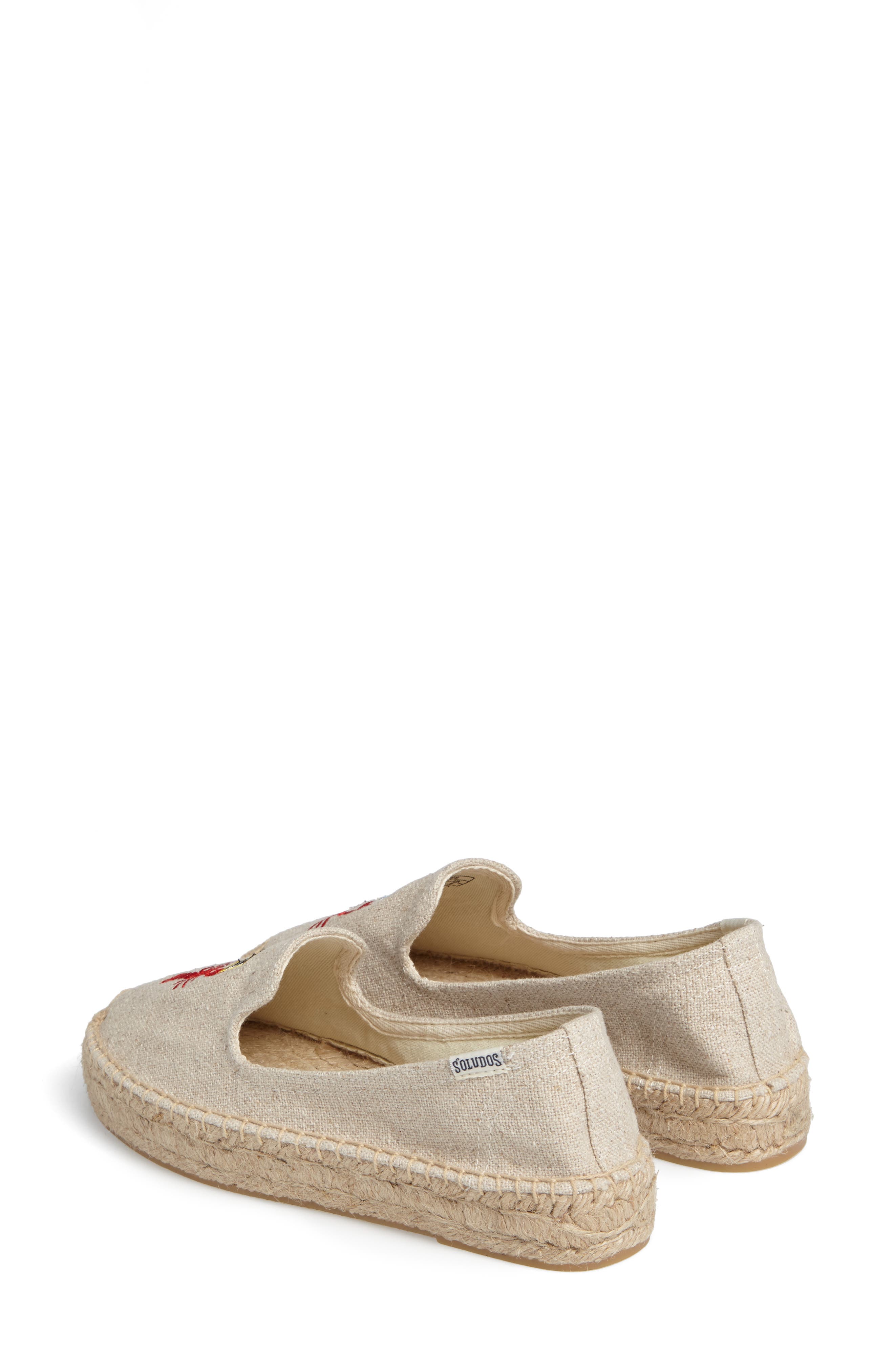 Soludos x Mary Matson Lobster & Crab Platform Espadrille, Alternate, color, 