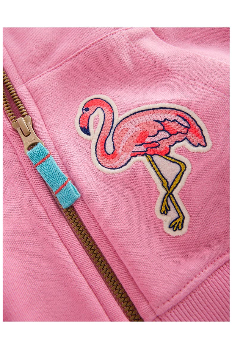 Kids' Badge Superstitch Hoodie, Alternate, color, BUBBLEGUM PINK BADGES