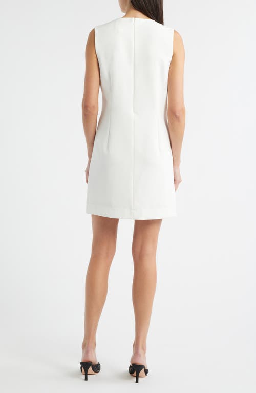 Sam Edelman Cady Bow Sleeveless Minidress In White