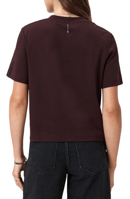 Allsaints Lisa Crewneck T-shirt In Brown