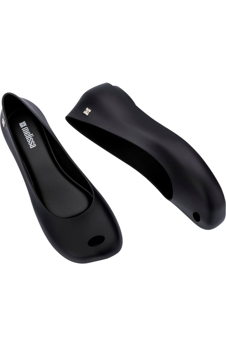 Melissa Ultragirl Futura Flat, Alternate, color, Black