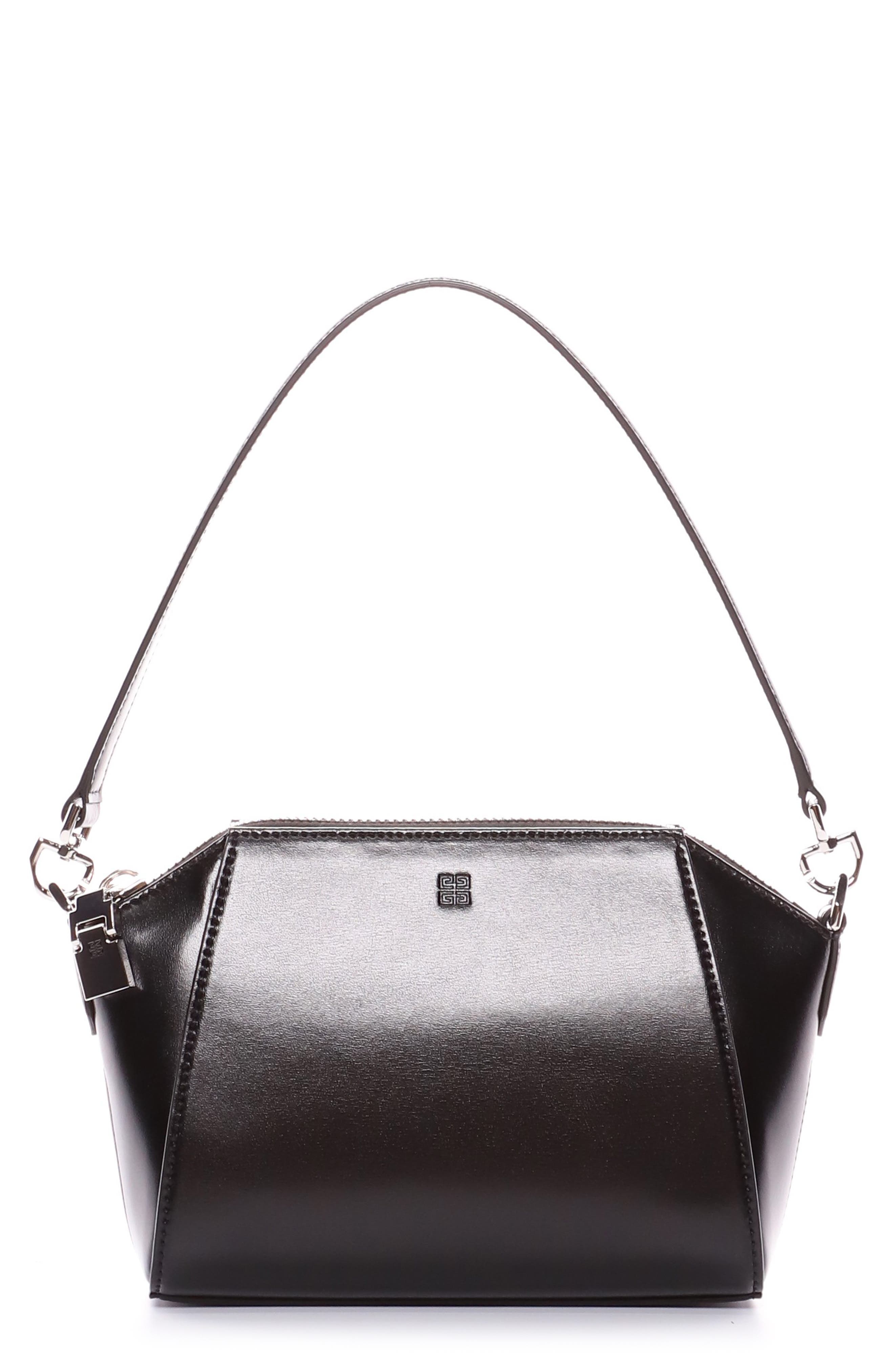 Givenchy Extra Small Antigona Leather Shoulder Bag, Main, color, 