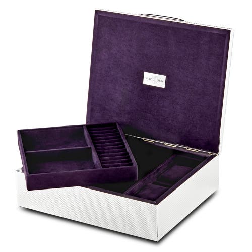 Wolf Silver Watch Jewelry And Legacy Box In Silver