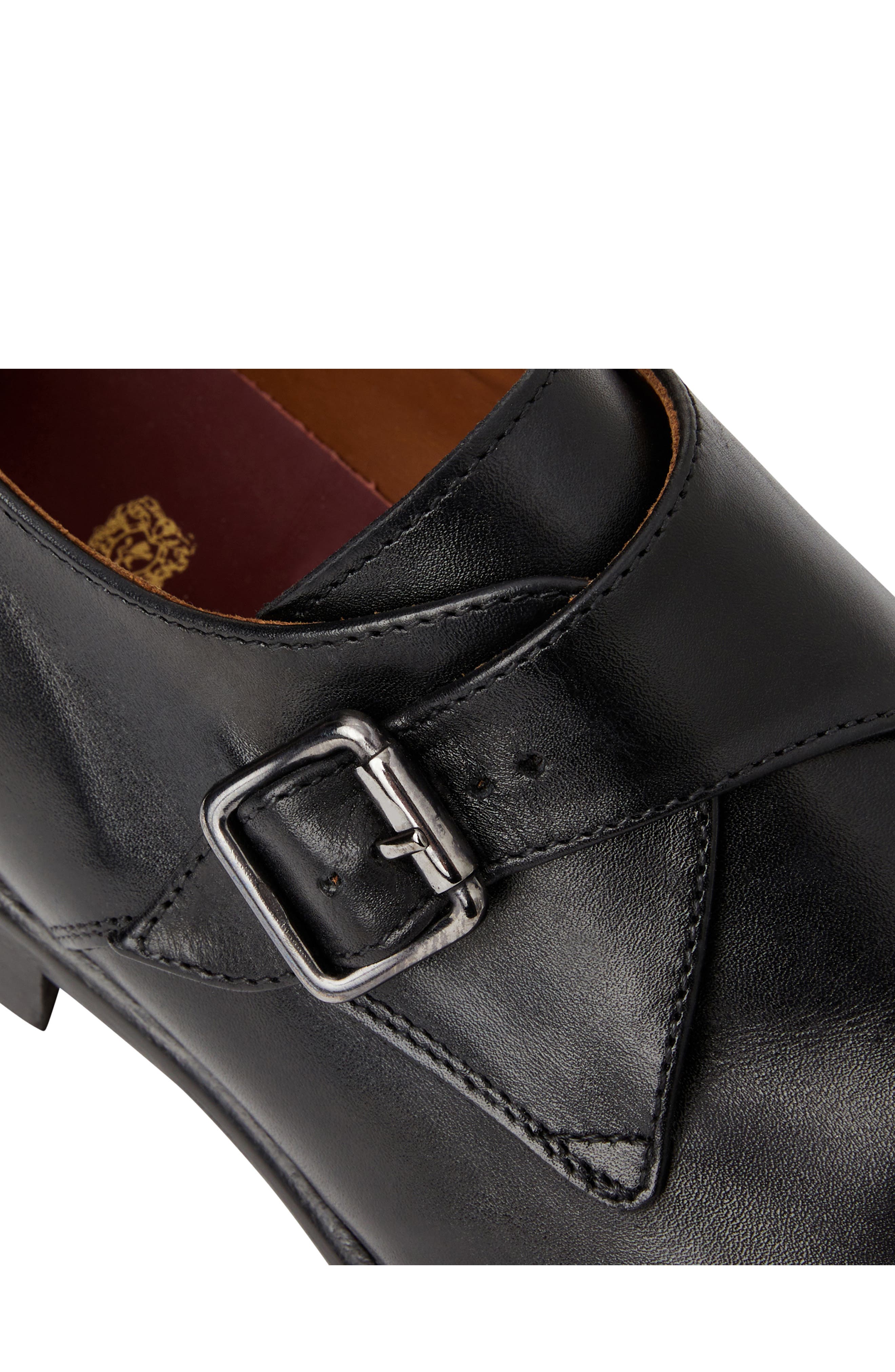 Bruno Magli Solero Monk Strap Loafer, Alternate, color, Black