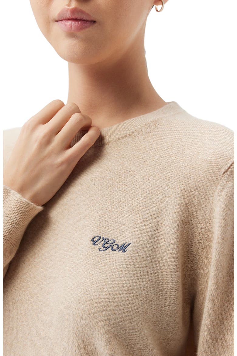 Essential Cashmere Crewneck Sweater, Alternate, color, off white