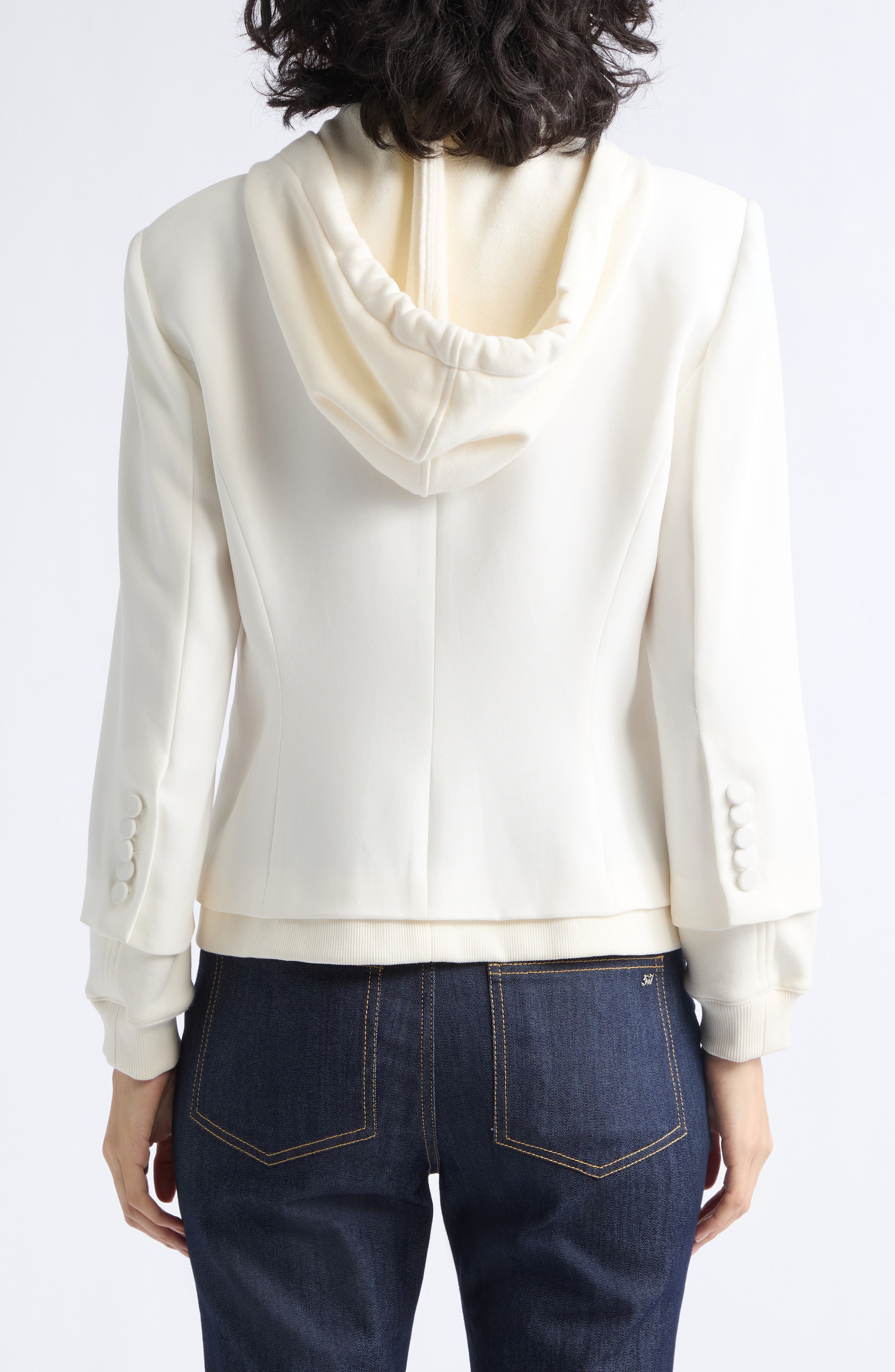 Le Petite Khloe Zip-Up Hoodie Blazer (Women) | Nordstrom