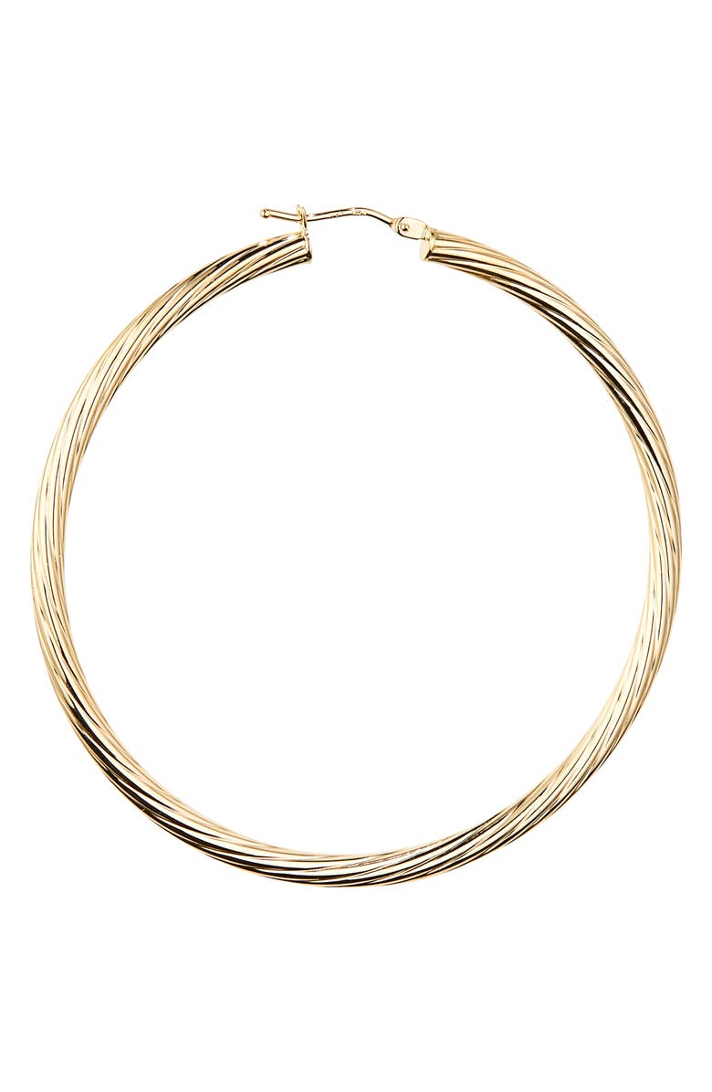 Bony Levy 14K Gold Twisted Hoop Earrings, Alternate, color,