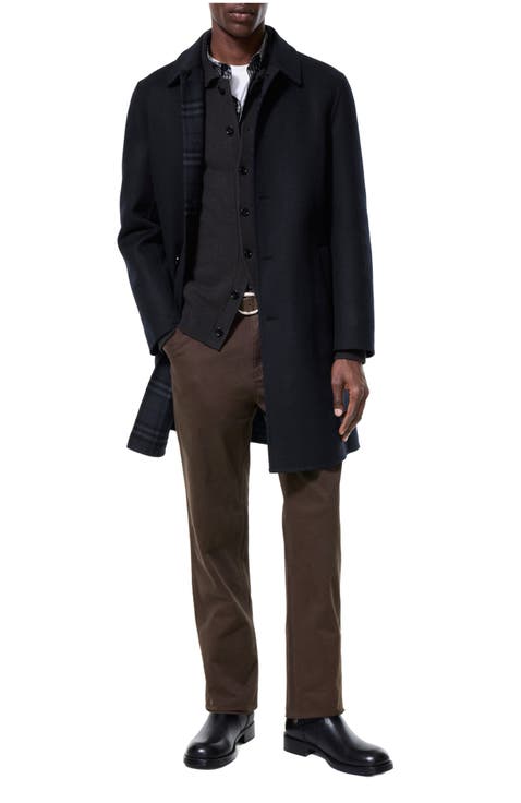 Mid-length Wool Worthing Car Coat