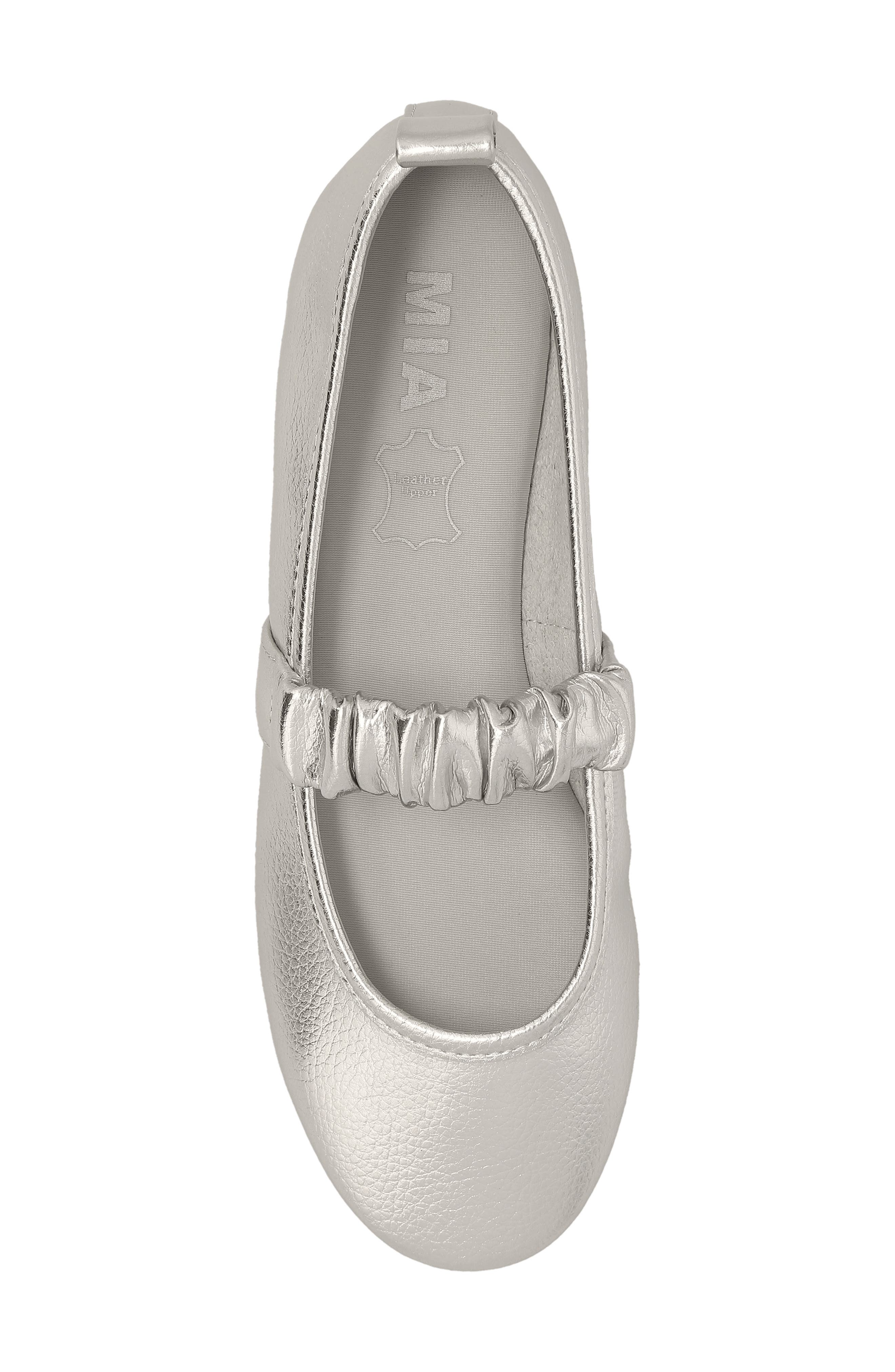 MIA Uliana Mary Jane Flat, Alternate, color, Silver
