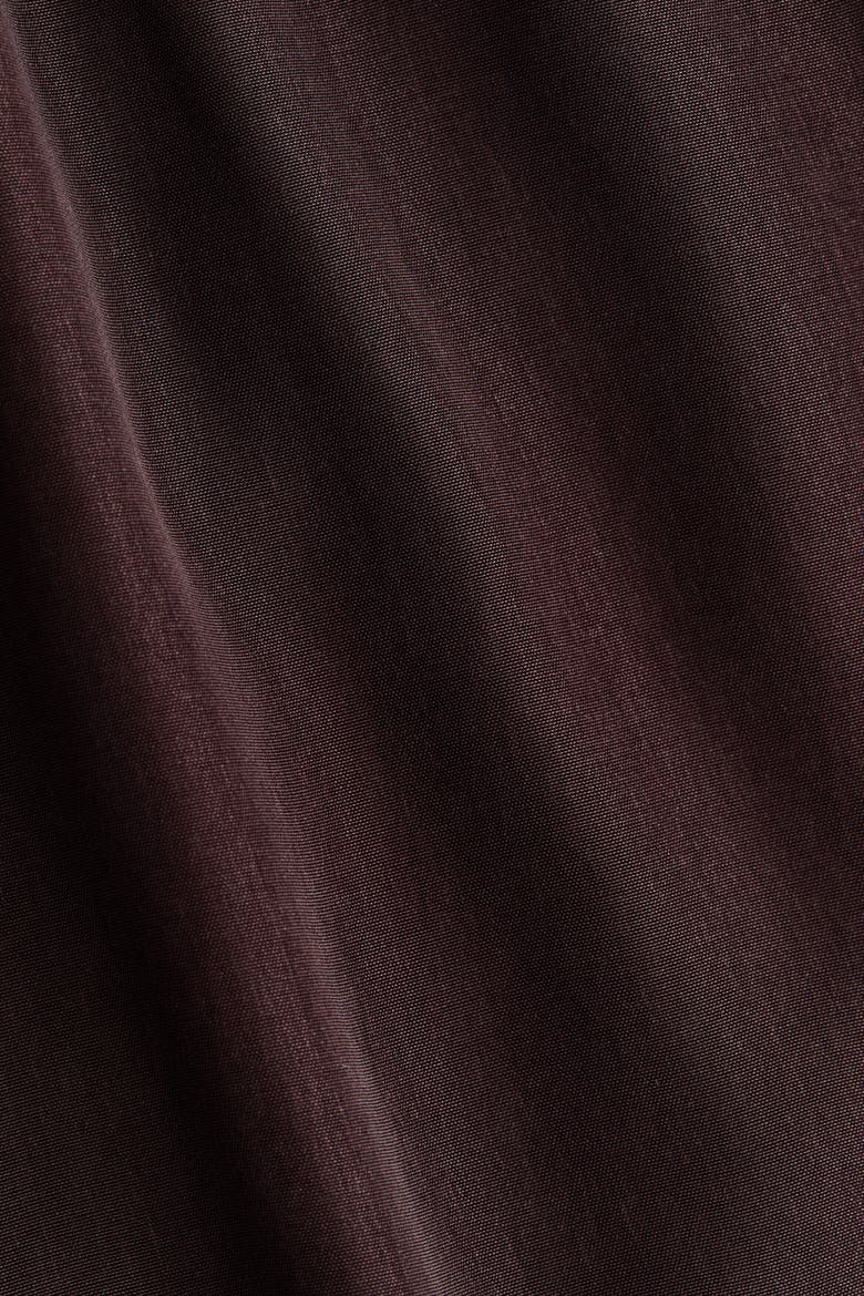Bubble-hem Top, Alternate, color, Dark brown