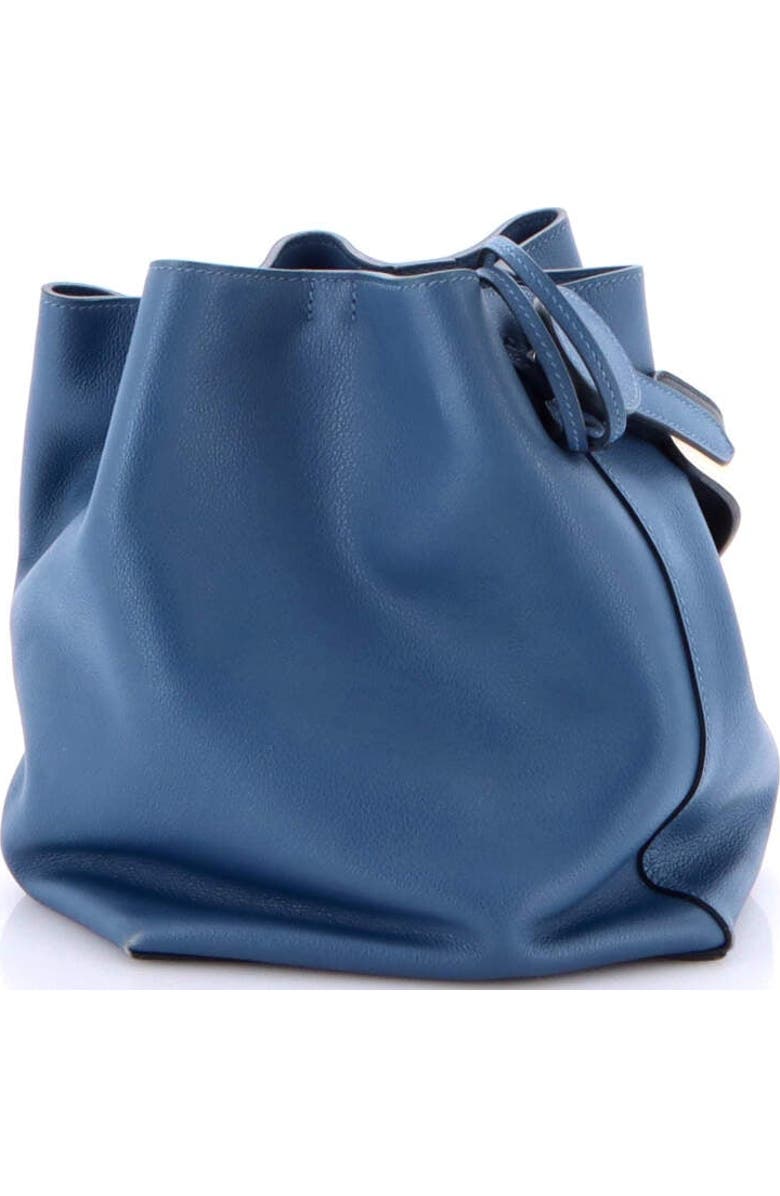 Pre-Owned Hermes Licol Bag Evercolor 17, Alternate, color, Bleu Brighton