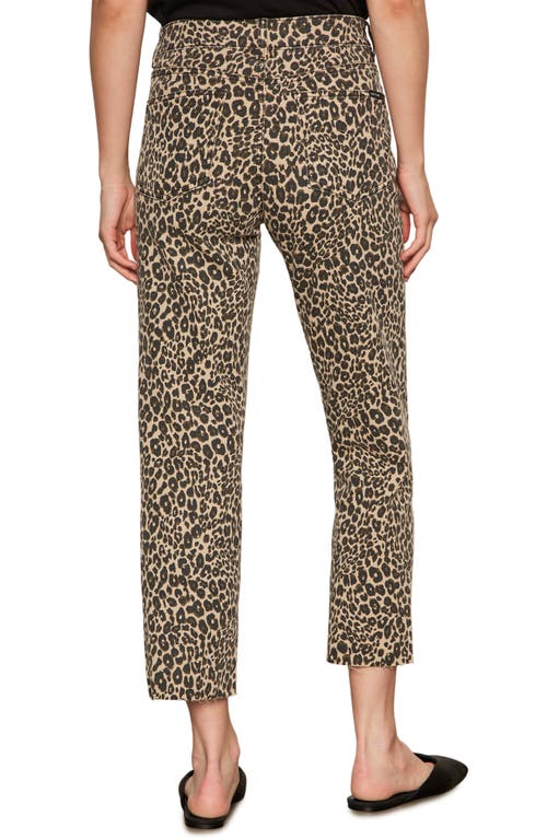 Sanctuary Cadence '90s Raw Hem Crop Straight Leg Jeans In Neutral