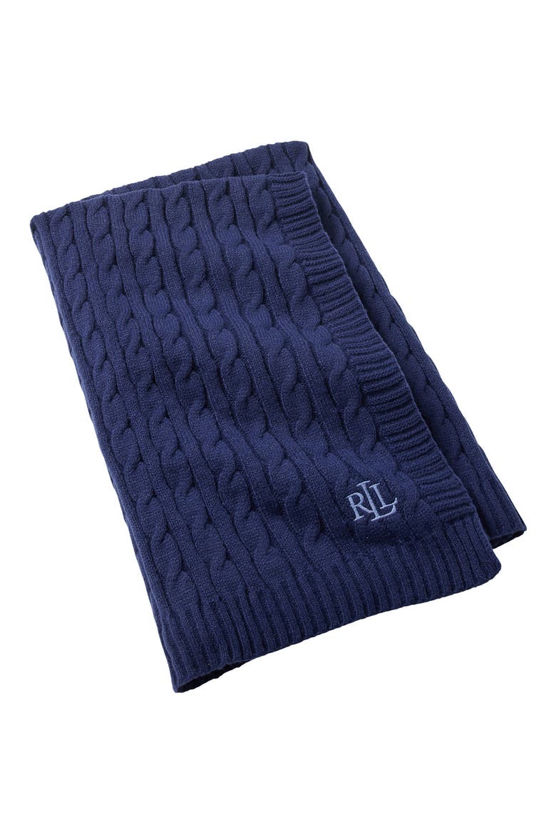 Jamie Throw Blanket, Main, color, NAVY