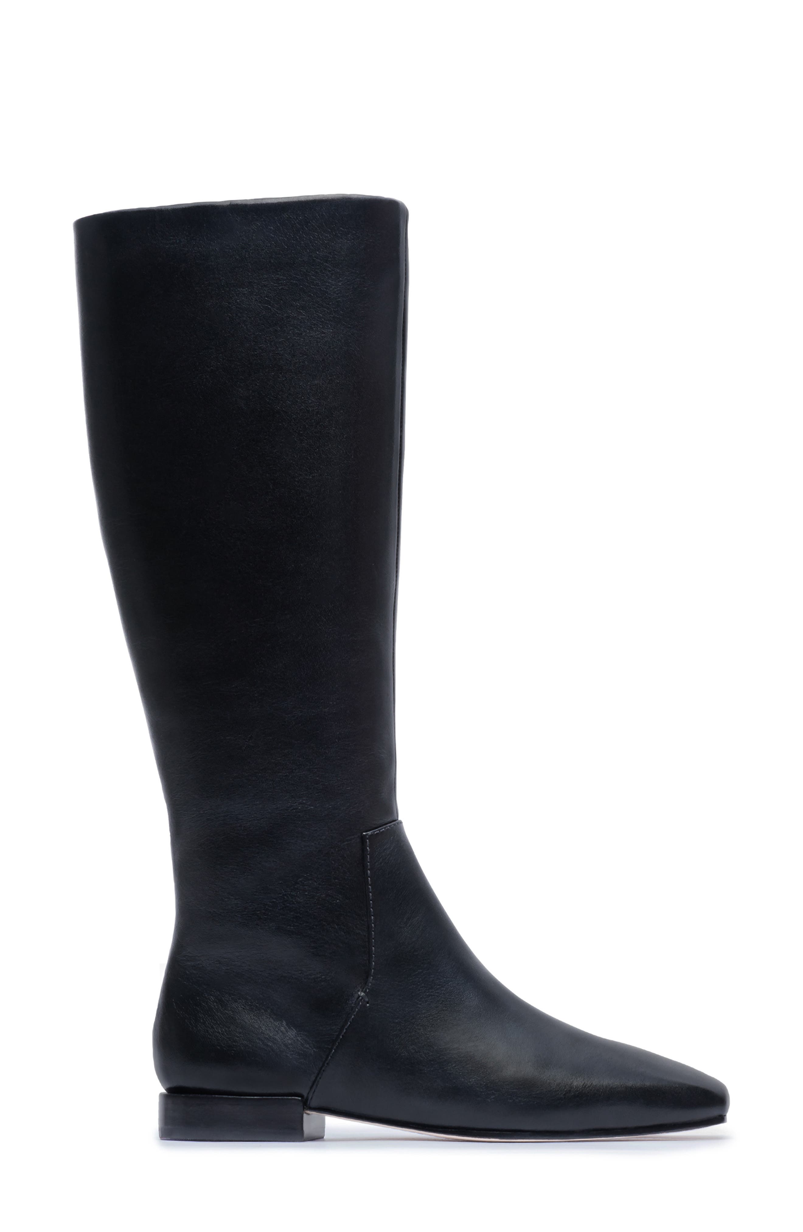 Barnes Knee High Boot, Alternate, color, BLACK PARAFIN PULL UP