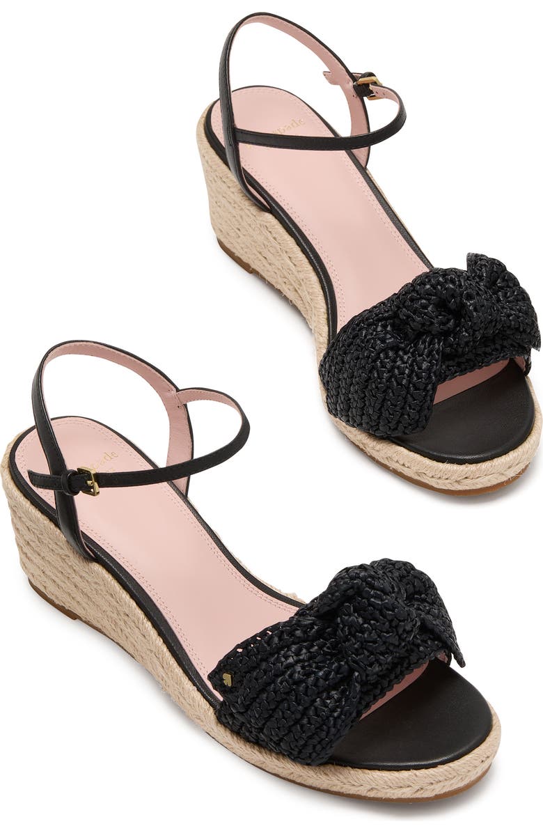 Kate Spade New York leandra ankle strap wedge sandal, Alternate, color,