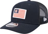 New Era Men's New Era Navy Houston Astros Flag 9SEVENTY COOLERA Stretch-Snap Hat