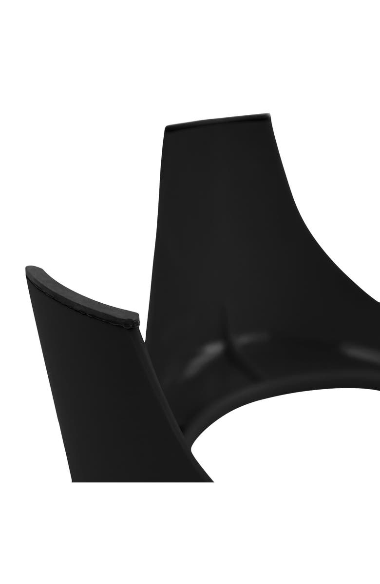 Gibson Home Bow Wow Meow 3 Piece Elevated Pet Bowl Dinner Set, Alternate, color, Black