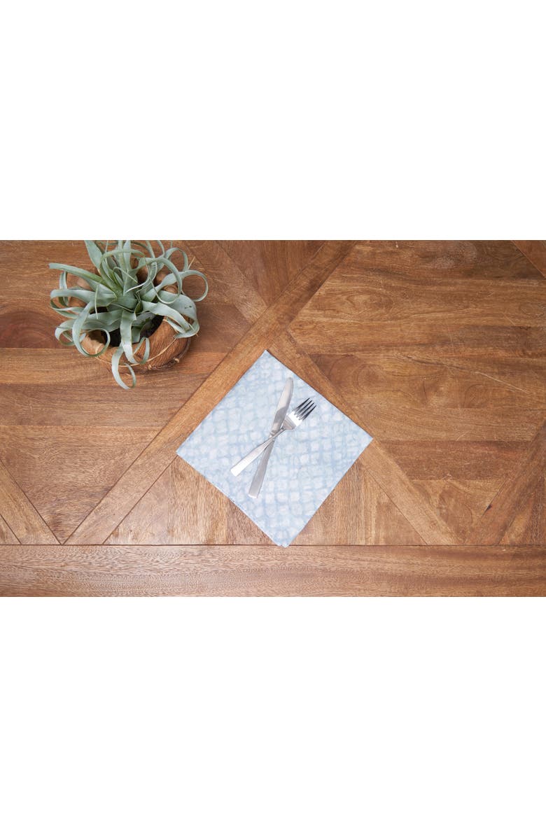 C&F Home Shoreline Waters Cotton Napkins Set of 6 - Nautical Seahorse & Coral, Alternate, color, Green