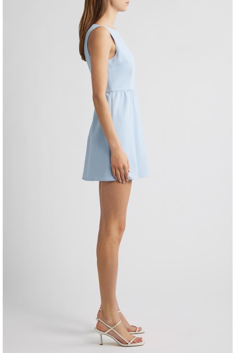 Whisper Boatneck Minidress, Alternate, color, CASHMERE BLUE