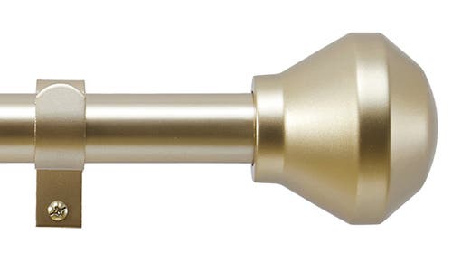 Dkny Conrad Adjustable Curtain Rod & Finial Set