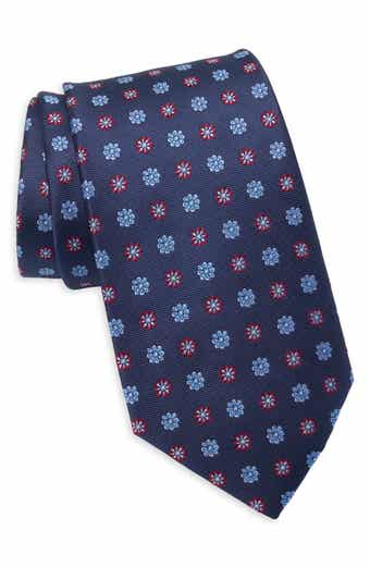 Floral Silk Blend Tie