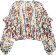 FARM Rio Romantic Lightness Ruffle Top