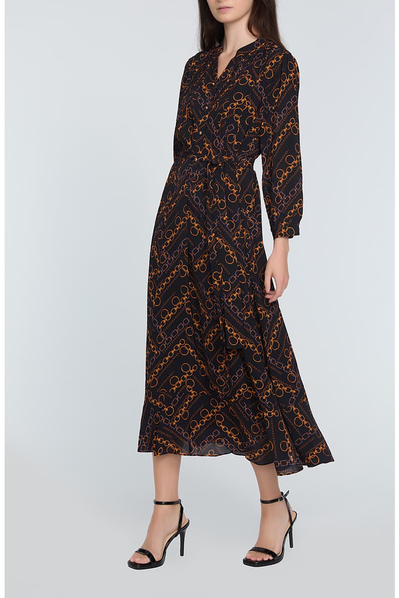 silk and chain dress Diane Von Furstenberg Chains Deep Red Silk Dress Size 4 New Without Tags