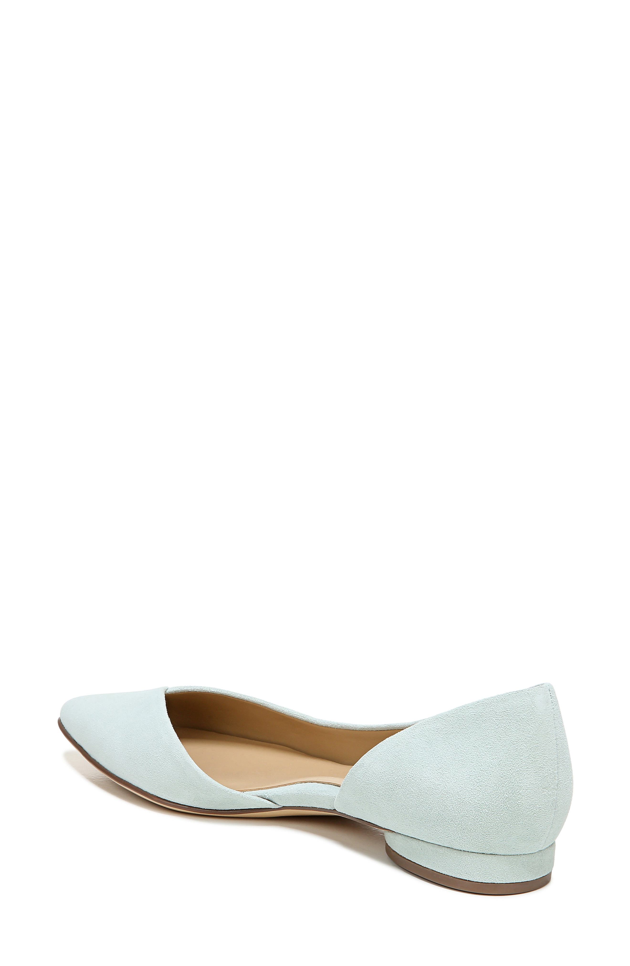 Hayden Half d'Orsay Pump, Alternate, color, SOFT MINT SUEDE
