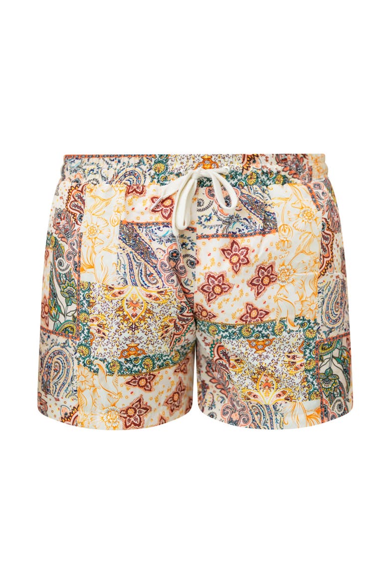 Nico Swim Shorts, Main, color, Cream Mosaic