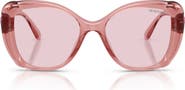 Swarovski 53mm Butterfly Sunglasses