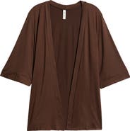 24seven Comfort Apparel Open Front Cardigan