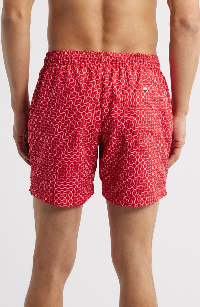 BOSS Vibe Swim Trunks, Alternate, color, Medium Red